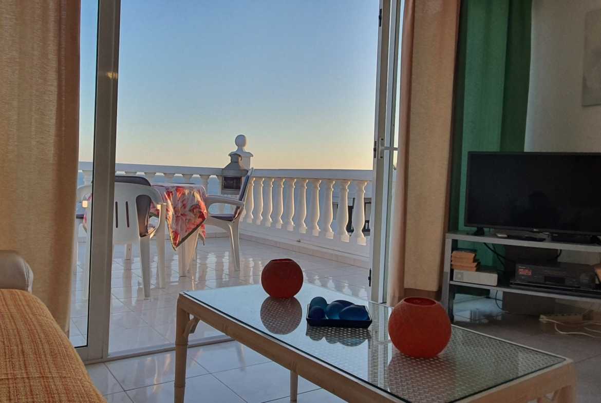 Meerblick Teneriffa Urlaub Las Americas Wintergarten und Terrasse