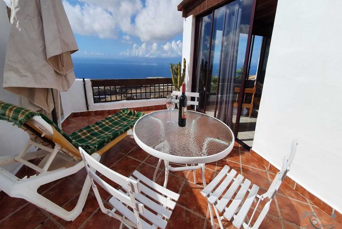 Meerblick Teneriffa Urlaub Las Americas Wintergarten und Terrasse