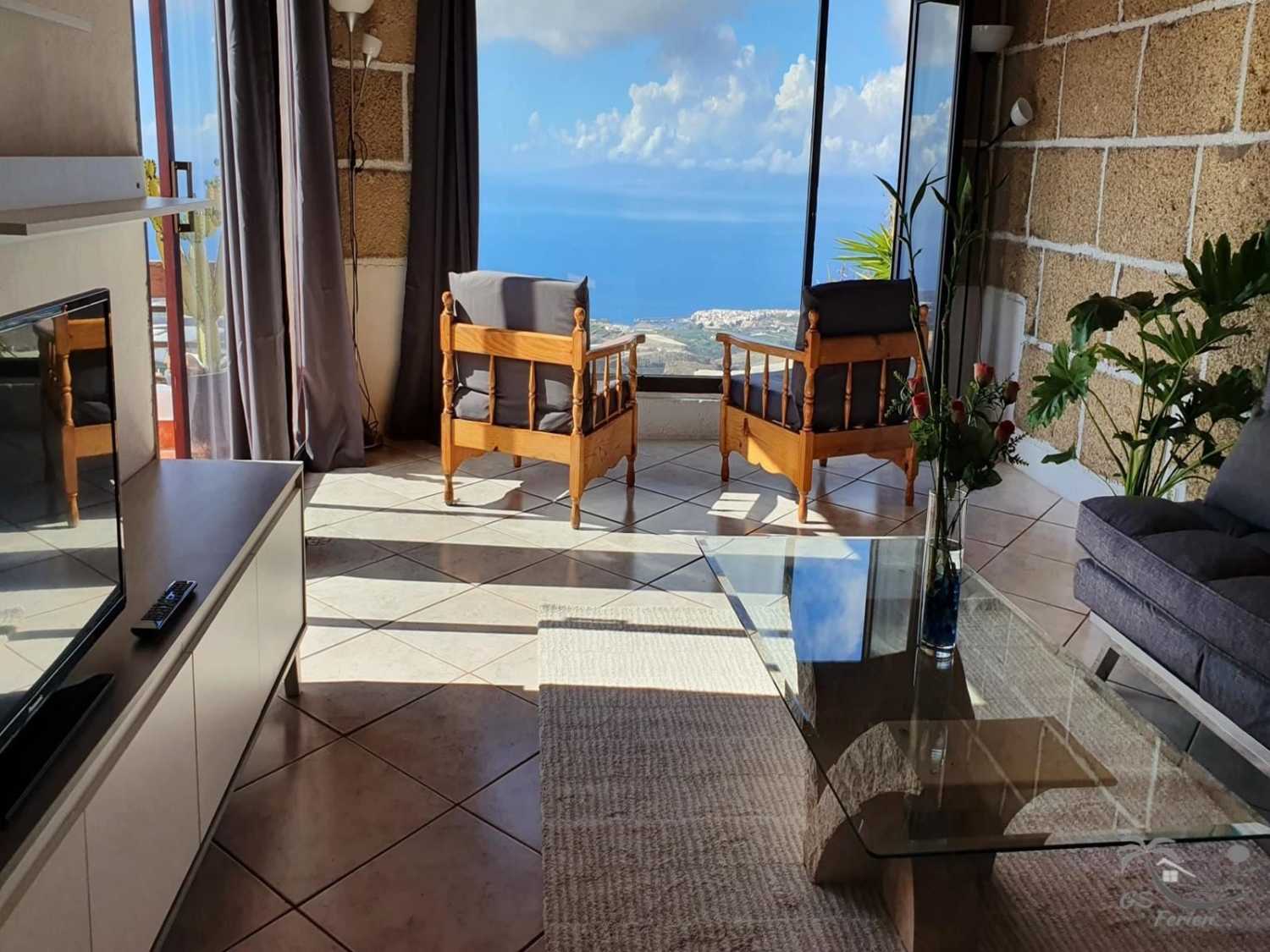 Meerblick Teneriffa Urlaub Las Americas Wintergarten und Terrasse