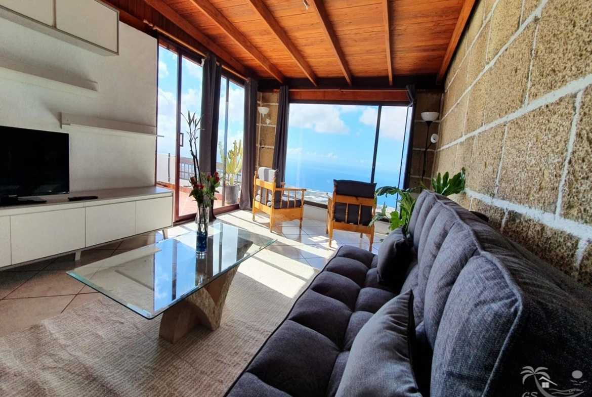Meerblick Teneriffa Urlaub Las Americas Wintergarten und Terrasse